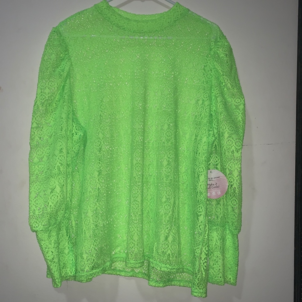 3X Lace Neon Top